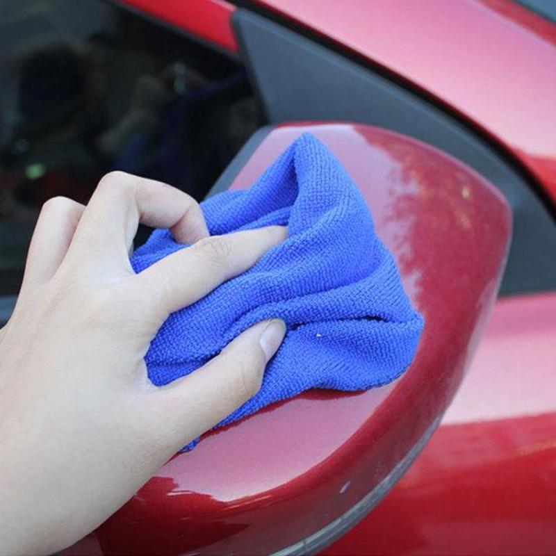 Velká čistící utěrka na auto z mikrovlákna Měkká absorpční mycí prachovka do auta