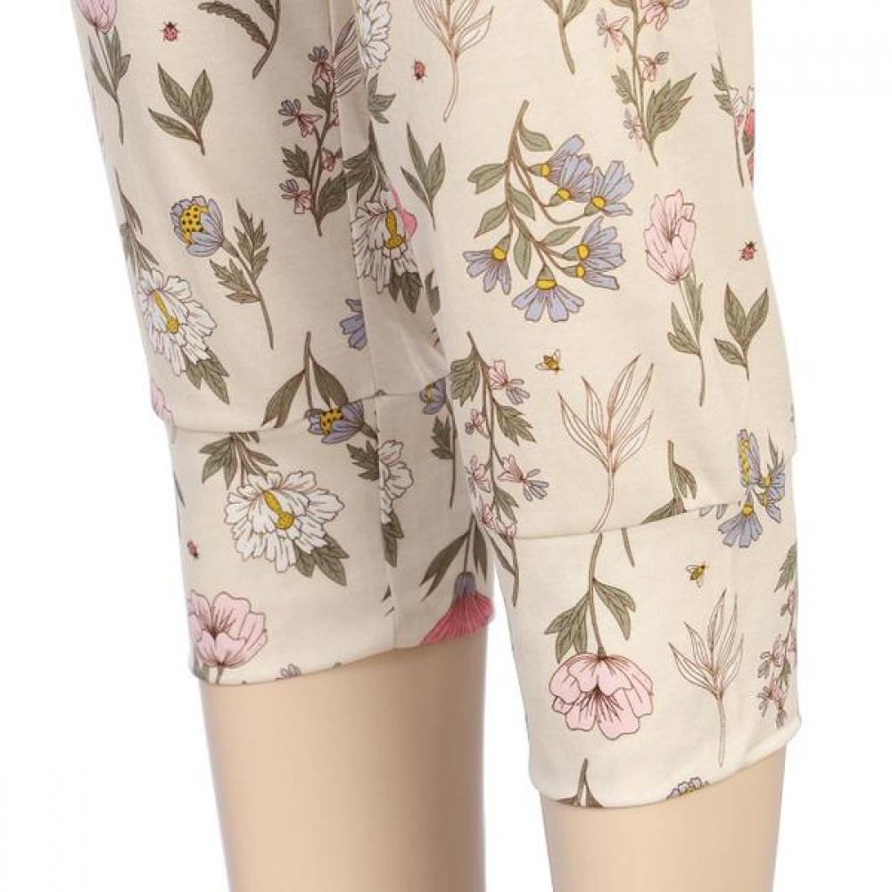 Barbara Women S Flower Cool Cotton Modal Homewear Set  Gwp1033e 