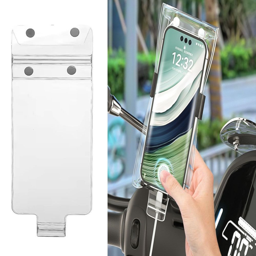 Transparent Biking Cycling Waterproof Covers for IPhone Samsung Mi For Electric Vehicle Bike