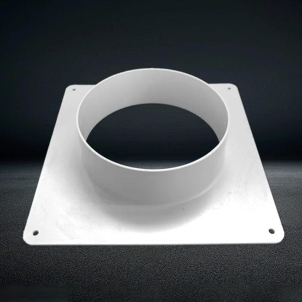 1Pcs Flange Air Vent Duct Connector Straight Ventilation Pipe Durable Air Outlet Adapter