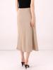 ACUD Satin A-Line Skirt _D.Beige