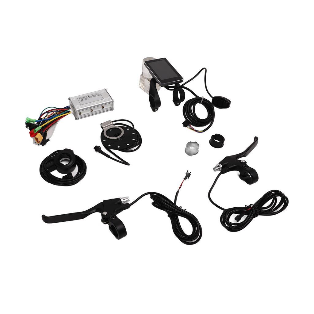17A 24V 36V 48V 3 Mode Motor Controller GD06 Panel Electric Bike Modified Controller Set for 350W