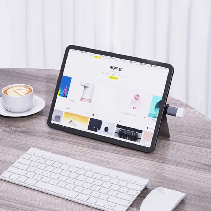 USB 3.0 to Type C/USB and Type-C Adapter OTG Converter for Mobile Phone Mouse USB Connector Adapter with Lanyard