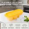 Food Grade Silicone Ice Tray With Lid And Press Release For Home Use