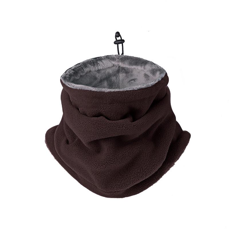 Yingbo Winter Cycling Scarf: Thick Fleece Neck Warmer & Windproof Dust Mask