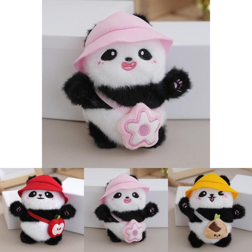Uroczy Mini Pluszowy Panda Breloczek Lalka Przytulanka Pluszowe Zwierzątko Wisiorek