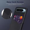 For Google Pixel 9/Pixel 9 Pro Case Anti-Collision Card Slot Cloth Texture Smart Phone Cover