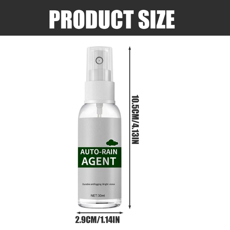 30ml Portable Car Rain Repellents Water Repellents Coating Enhances Visibility in Rainy Night Conditions for Safe Driving