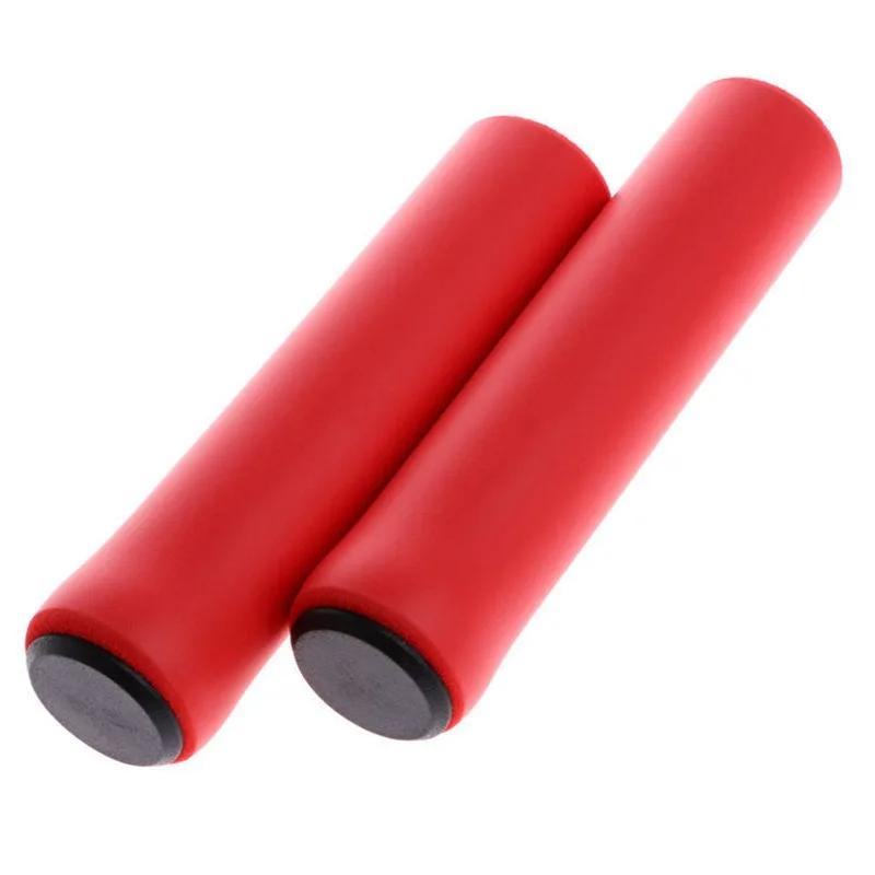 Bicycle Handlebar Cover Silica Gel Grips Cuffs Mtb Anti Slip Grip Tricycle Scooter Handlebar For Kids Biking Bicycle Accessory