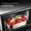 Stainless Steel Deep Oval Serving Tray for Roast Fish & Seafood
