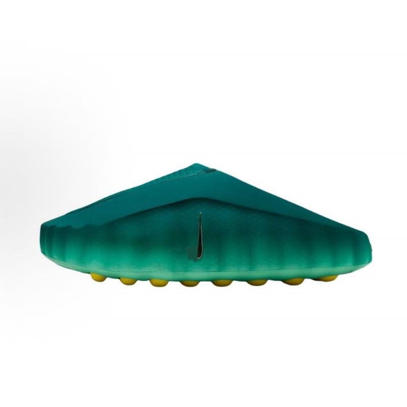 Mind 001 X Fragment Design Unisex Šľapky s Gradientnou Modro-Čierno-Zelenou Farbou Uzavreté Pre Pohodlie Obuv na Pláž Ležérne Nosenie