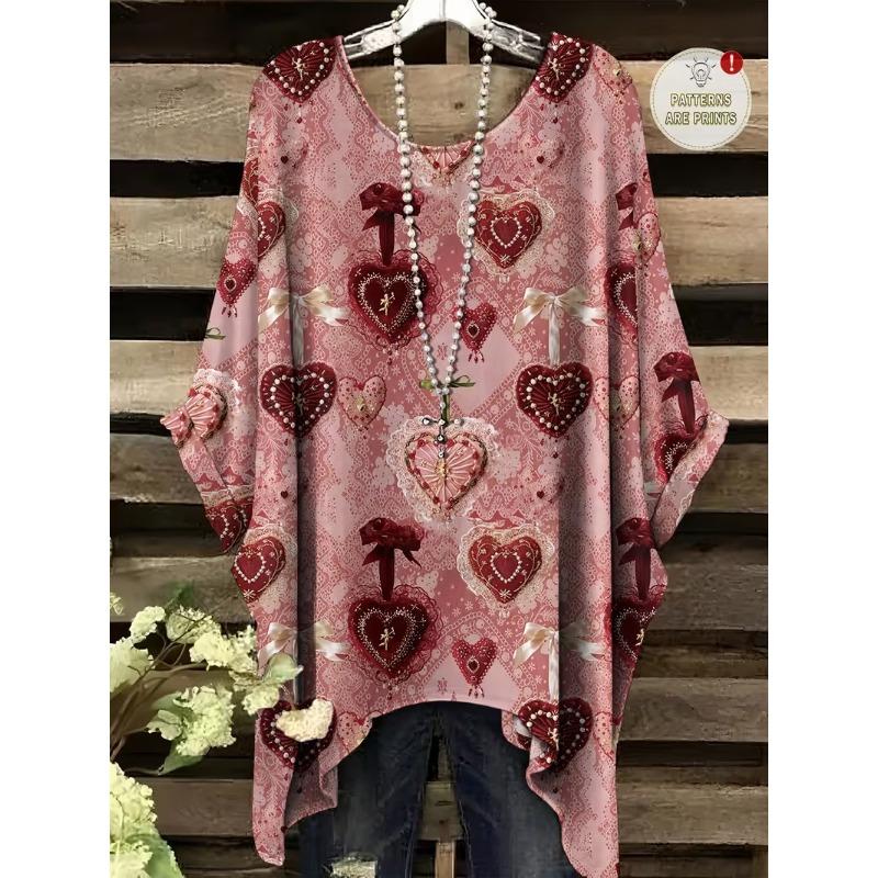 Fashion New Arrival Plus Size Bastet Egyptian Cat Goddess Print Women's Top Elegant Casual Style Round Neck Long Sleeve T-Shirt