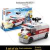 6-in-1 Kids' Building Block Set: Train, Robot, Tank, Police - Compatible Blocks for Boys & Girls