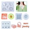 Transparent Epoxy Resin Molds Set Silicone Molds For Epoxy Resin Kit Silicone Moule For Jewelry Making DIY Craft Art Supplies