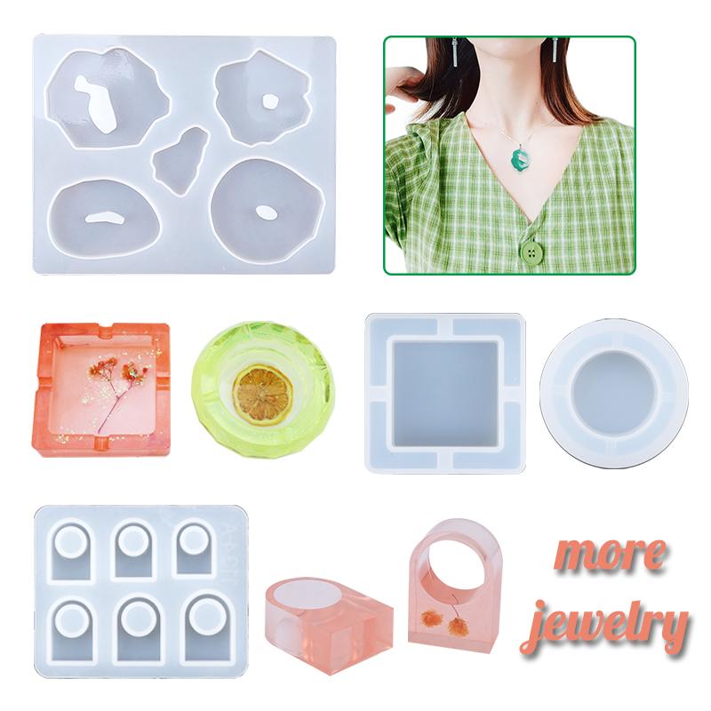 Transparent Epoxy Resin Molds Set Silicone Molds For Epoxy Resin Kit Silicone Moule For Jewelry Making DIY Craft Art Supplies
