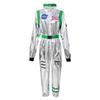 Halloween adult space costume silver spacesuit pilot stray earth party play jumpsuit