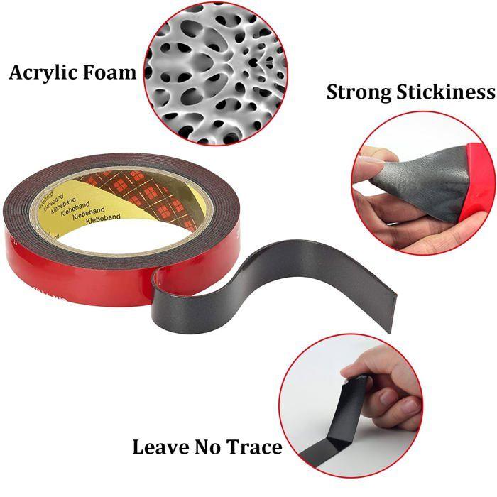 Bande adhésive - DRENKY - Modèle 1 - 5 m - Mousse acrylique - Multi-usages