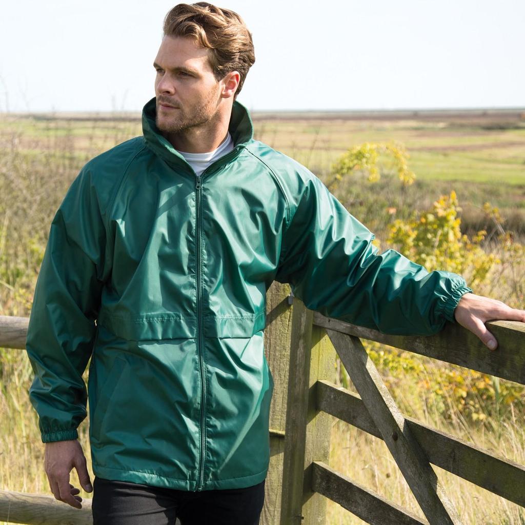 Result Mens Core Adult DWL Jacket (With Fold Away Hood)