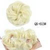MISS WIG Straight Donut Chignon Hairpieces Synthetic Ombre Elastic Chignon Fluffy Messy Scrunchies Hair Bun for Women