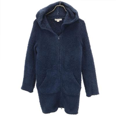 BAREFOOT DREAMS Langarm Reißverschluss Hoodie S Marineblau für Ron Herman Flauschig Damen Gebraucht