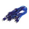 10Pcs Rca Splitter Cable 1 Male To 2 Female 0.3 Y Adapter for Car Audio Subwoofer Speaker Amplifier Sound System