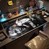 Neymar Jr Soccer Artwork Large Mouse Pad Desk Mat Computer Desk Keyboard Mat Nonslip Rubber Base Computer Decor Item Office Use