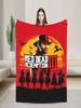 RDR Video Game Flannel Blanket Winter Warm Throw for Kids Living Room Comfortable Bedspread Sofa Bed Cover