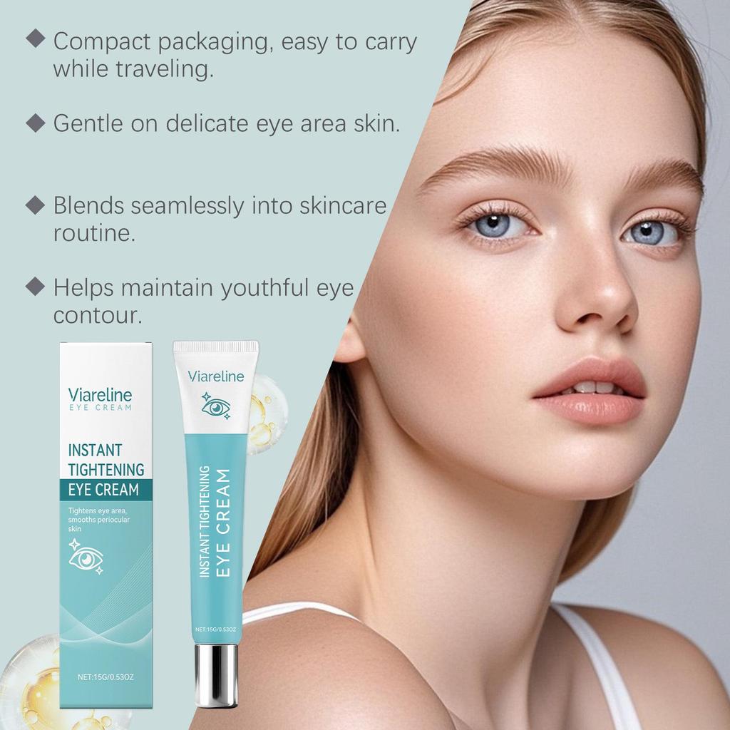 VIARELINE Eye Moisturizing Cream: Gentle, Nourishing, Refreshing, and Portable for Delicate Skin.
