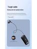 Clip-On Bluetooth Headset with Digital Display, Stereo Sound, Long Battery Life, and Retractable Cable