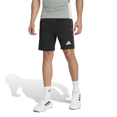 Train Essentials Camo Three Stripes Shorts KTM83 Black Men's (JE5696) J/M5