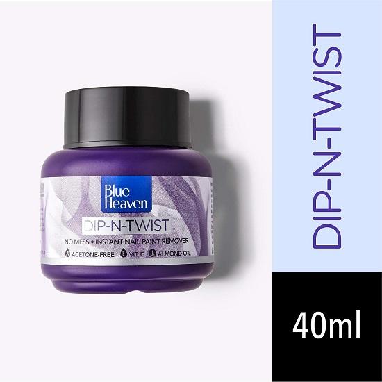 Blue Heaven Dip & Twist pentru îndepărtarea vopselei unghiilor 40 ml