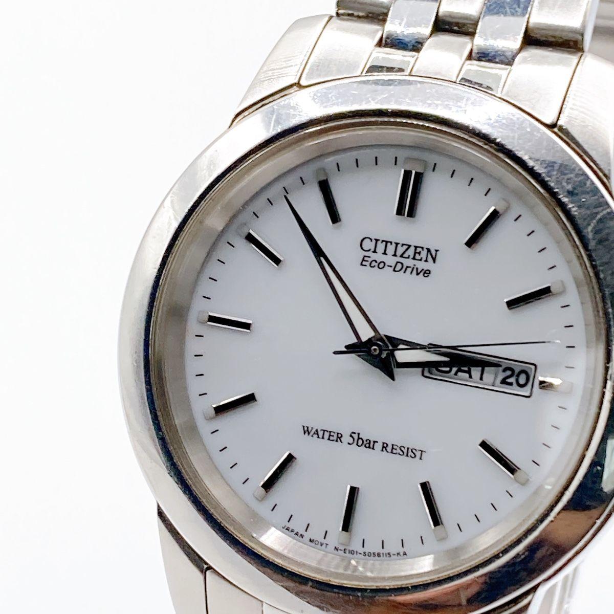 Used 370 CITIZEN Eco-Drive Citizen Eco-Drive Men s Watch Solar Day Date