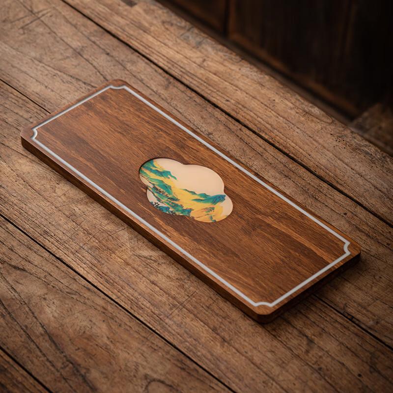 Fangyan Chinese Style Heavy Bamboo Tea Tray