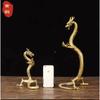 Brass Standing Rising Ornament Auspicious Office Living Room Home Large Dragon Soaring Prosperity Zodiac St