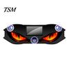 Auto Interior Night Lights Solar Devil Eyes Light for Windshield, Window Warning Sign with Three Smart Modes, Automotive Ambient Lighting Kits