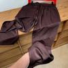 Summer Light Luxury Loose Men's Fashion Versatile Simple Foreign Personality Casual Pants Handsome Drape Thin Straight Pants