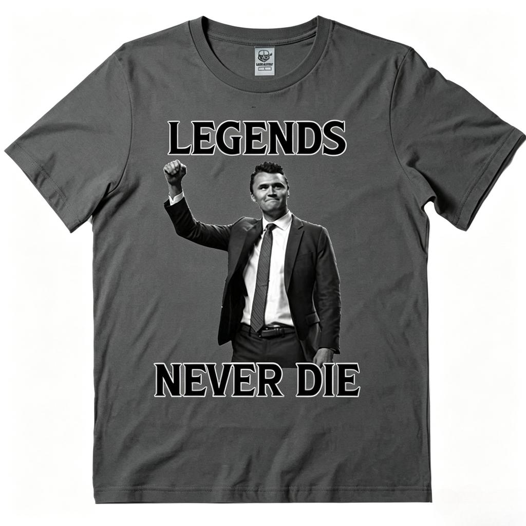 Legends Never Die Charlie Kirk T Shirt Unisex Unisex Unisex T Shirt ShortSleeve Unisex Streetwear Huunisex Rights Tops
