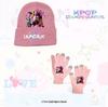 Set Cappello a Maglia e Guanti da Ragazza Cacciatrice di Demoni K-Pop - Accessorio di Moda Caldo per Adolescenti