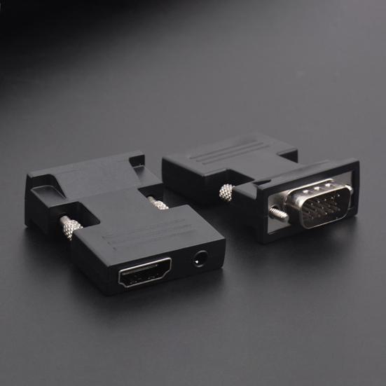 VGA Converter No Audio Output Support Driver Required High-Resolutions Widely Compatible Plug-and-Play TV