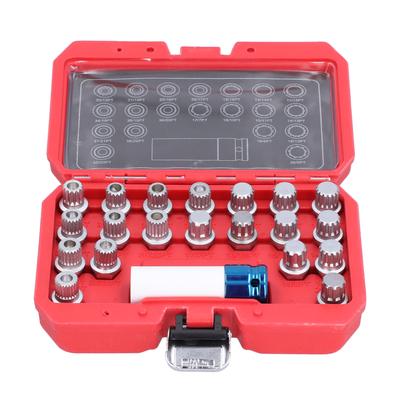 21pcs Wheel Lock Lug Nuts Screw Remover Removal Tool Set Replacement for E12 E21 E23 E24 E38 E81