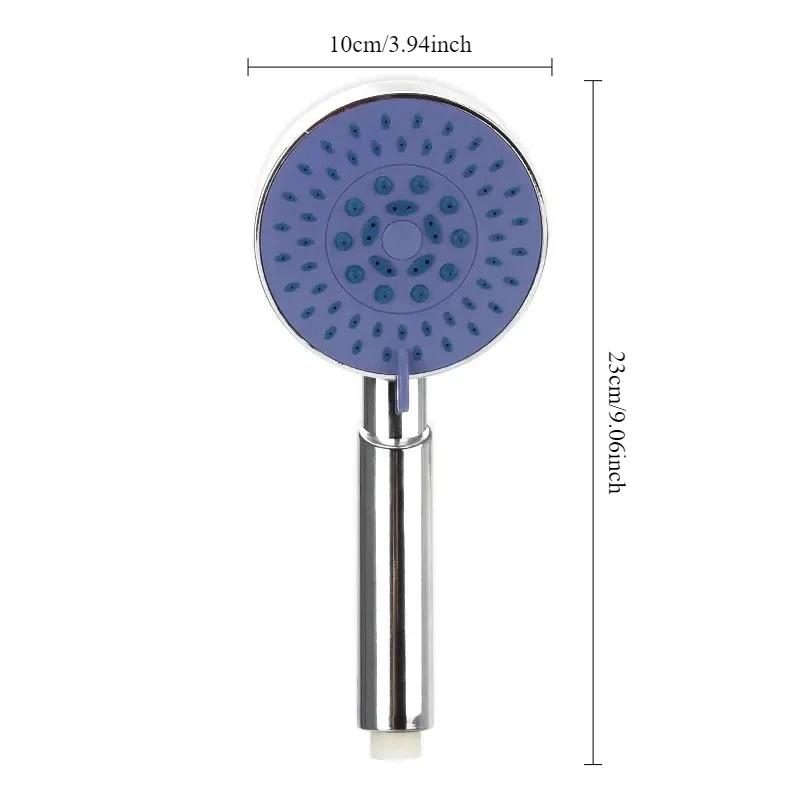 1pcs Bathroom Adjustable Large Water Shower Head Multi Functional High Pressure Handheld Shower Heads Bathroom Accessories Tools