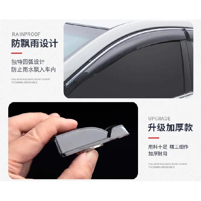 Suitable for 2009-2014 Lotus L3 racing sun and rain shield injection molded window rain shield and rain shield modification