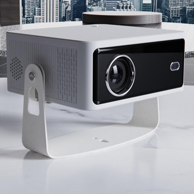 Uchwyt Projektora Obrotowy 360 Stopni Wytrzymały Metalowy Wspornik Do Montażu Ściennego Sufitowego Biurkowego Udźwig Do 5kg