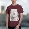Casual Style Unisexs TShirt With Portrait And Text Design For Everyday Wear In Spring And Summer Perfect Gift For Fashion Lovers
