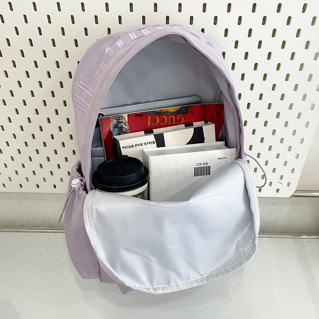 Schoolbag Design Sense Backpack Large Capacity School Bag Female Junior High School Student Girl Simple Versatile Japanese High School Student