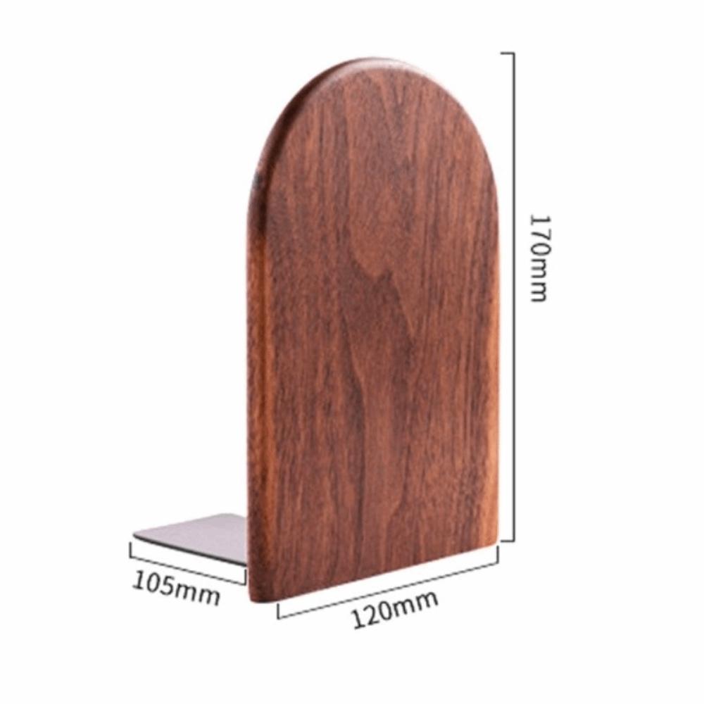 Anti-Slip Wood Book Stoppers Detachable Book Supports High Quality Wooden Bookends  School Office