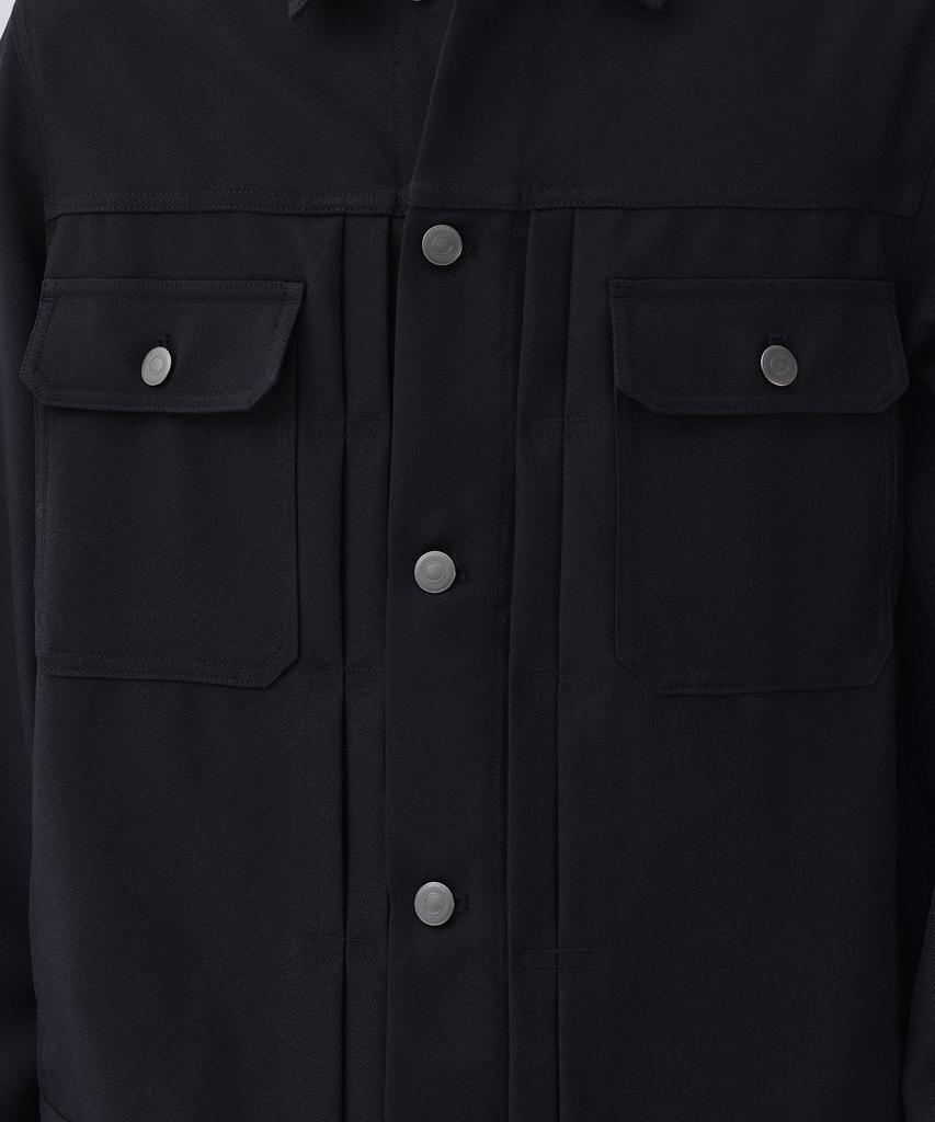 Musinsa Standard Formal Trucker Jacket [Navy]