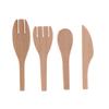 Miniatures Wooden And Fork Metal Whisk Jar Set Accessories Doll House Kitchen