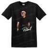T-shirt Ritratto Cantante Pitbull Pop Star Fan di Musica Grafica Tee Concerto Nero