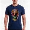 Skull  TShirt Summer Casual Cotton Tee Oversized Streetwear Tops Vintage Graphic Print Loose Fit Short Sleeve  Cotton